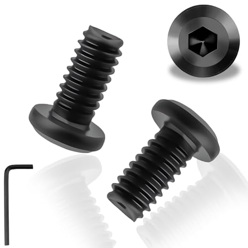 Lot de 30 vis M5 x 12 mm à six pans creux inox A2 V2A Noir Vis à tête plate Filetage complet Clé Allen pour appareils ménagers machines