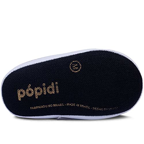 Tênis Slip On Bebê Calce Facil 01.09 (G, Preto)