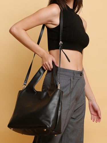 Image of white lily Hobo Shoulder Bag for Women, ladies Purse for Women Handbag, Tote Bag for Women's, Gifts for Women's, Pu Leather Tote Shoulder Bag With Adjustable Strap for Traveling, Office, College