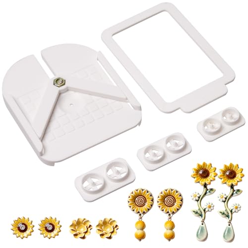 Folding Ceramic Pottery Tool Set — Reddish Brown