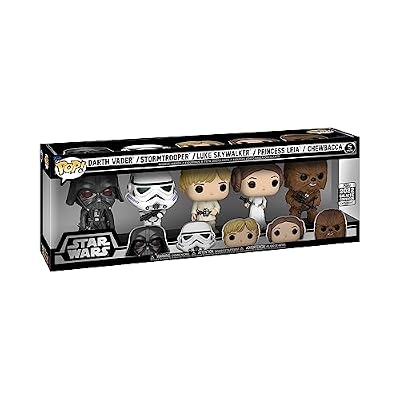Funko Pop! Vinyl: Star Wars - Darth Vader - 5 Pack - Exclusiva Amazon - Figura de Vinilo Coleccionable - Idea de Regalo- Mercancia Oficial - Juguetes para Niños y Adultos - Movies Fans | Ya disponible en tu tienda friki favorita! En mundofriki.es!