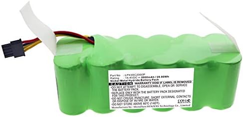 Synergy Digital Vacuum Cleaner Battery, Compatible with Ariete 2712 Vacuum Cleaner, (Ni-MH, 14.4V, 2000mAh) Ultra High Capacity, Replacement for