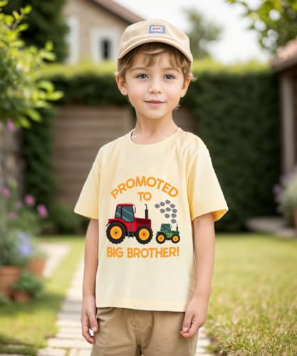 Big Brother T Shirt for Baby Boys Cotton T-Shirt Short Sleeve Tops Toddler Baby Announcement Tees Outfits 1-7 Years2