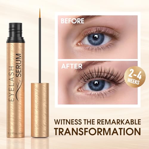Image of Lash Serum for Eyelash Growth: Premium Eyelash Growth Serum with Advanced Formula to Boost Longer Fuller and Thicker Lashes and Eyebrows - Gentle & Vegan for Sensitive Eyes