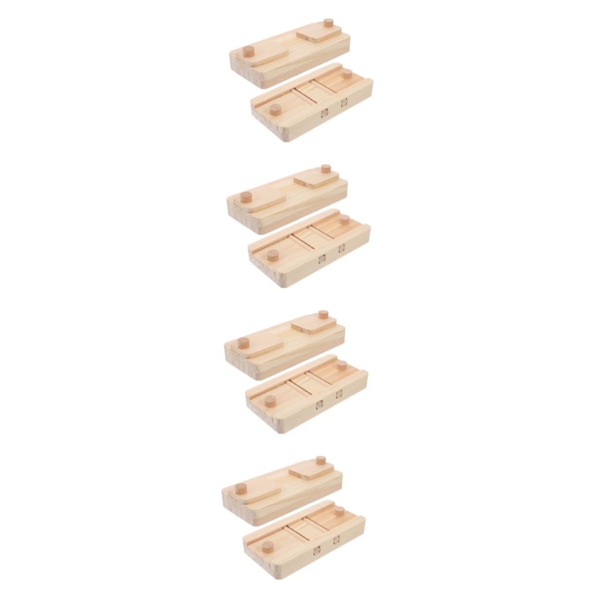 Milisten 8 Teiliges Futtersuchspielzeug Aus Holz Hamsterfutter Entdeckungsspielzeug Hamsterkauspielzeug Hamsterspielzeug Hamster Leckereien Versteckspielzeug Hamsterkäfig Layout