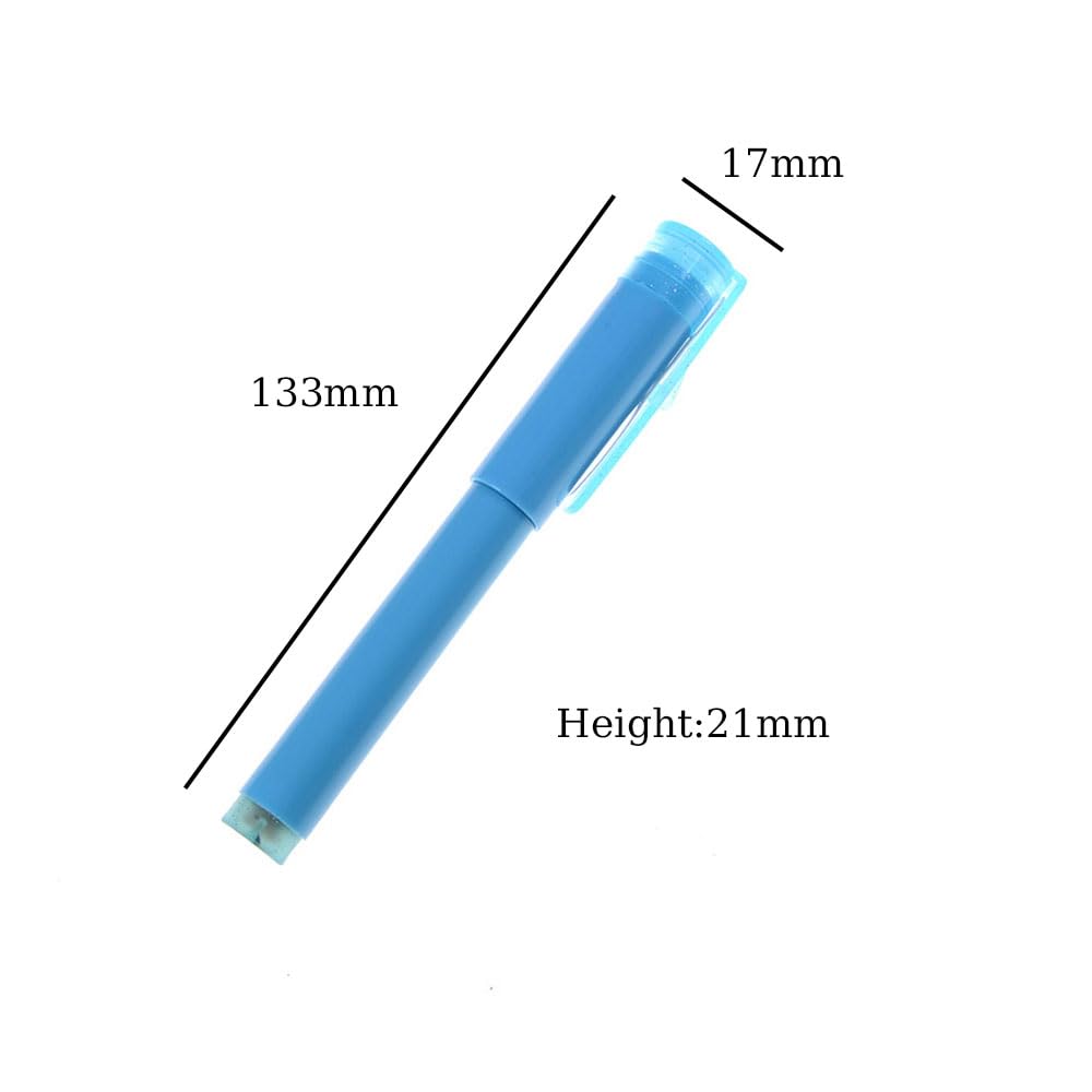 Money Counterfeit Pen with UV Lamp, Fake Bill Marker Detector Counterfeit Tester Pen for Major International Currencies (Blue) - Image 2