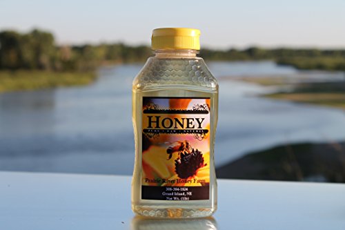 Miel cruda pura natural Nebraska 1 lb en frasco