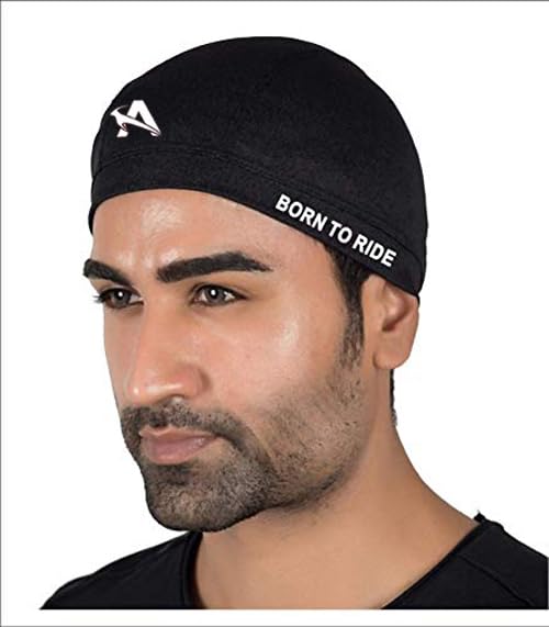 Buy DAYLFORA Under Helmet Anti Dust Anti Hair Fall 4 Way Skull Cap ...