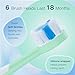 FUMEIKANG Kids Electric Toothbrushes Sonic Rechargeable Tooth Brush Gifts for Boys and Girls Smart Timer Power Toothbrush - 3 4 5 6 7 8 9 10 11 12 (Mint)
