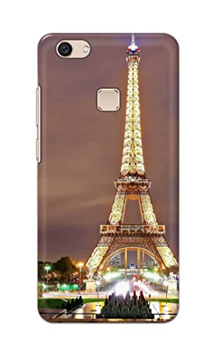 Image of PRINTFIDAA Lovers Famous Place Eiffel Tower in Paris Printed Designer Hard Case for Vivo V7 Plus /Vivo Y79 / Vivo Z10 (5.99 inch) Back Cover -(e) RPM1009