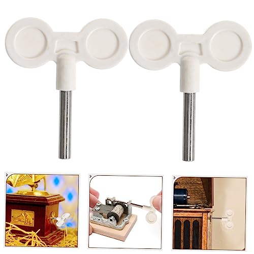 Didiseaon Elástico De Cabelo Com Teclas Enroladoras 2 Peças Mecanismo Musical Movimento De Chave Sup