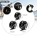 Vaveren Fly Fishing Reel Smooth Braking System Ice Fishing Tool Labor Saving with Quick Release Button Single Way Bearing Lightweight, 50mm Diameter