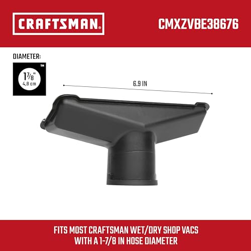 Image of CRAFTSMAN CMXZVBE38676 1-7 /8 in. Utility Nozzle Wet Dry Vac Attachment