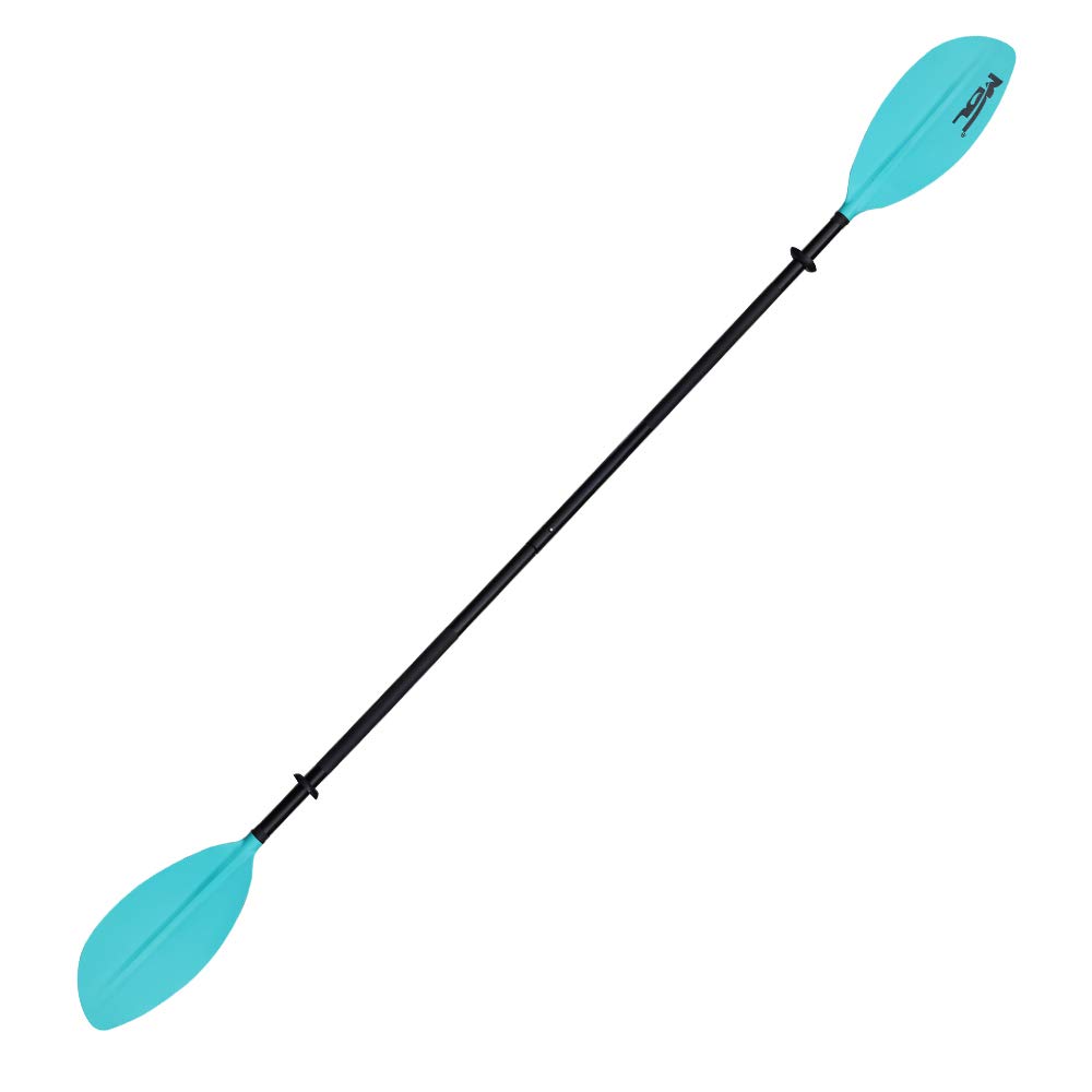 MSC Kayak Paddle,Color Available Black,Yellow,White,Olive,Blue 2-Piece (Teal, 95 inches)