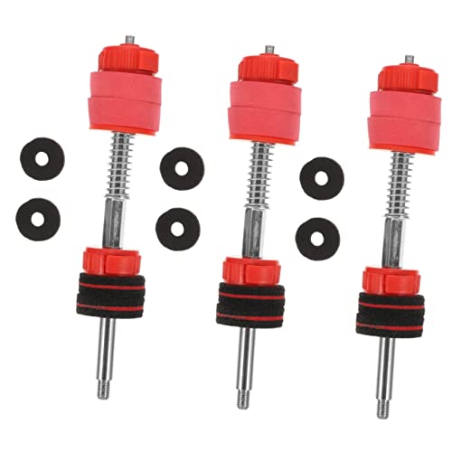 VICASKY 3sets Quick Release Cymbal Nuts for Drums Double-braced Stacker Accessories Top for Easy Clamping and Release for Drum Kits and