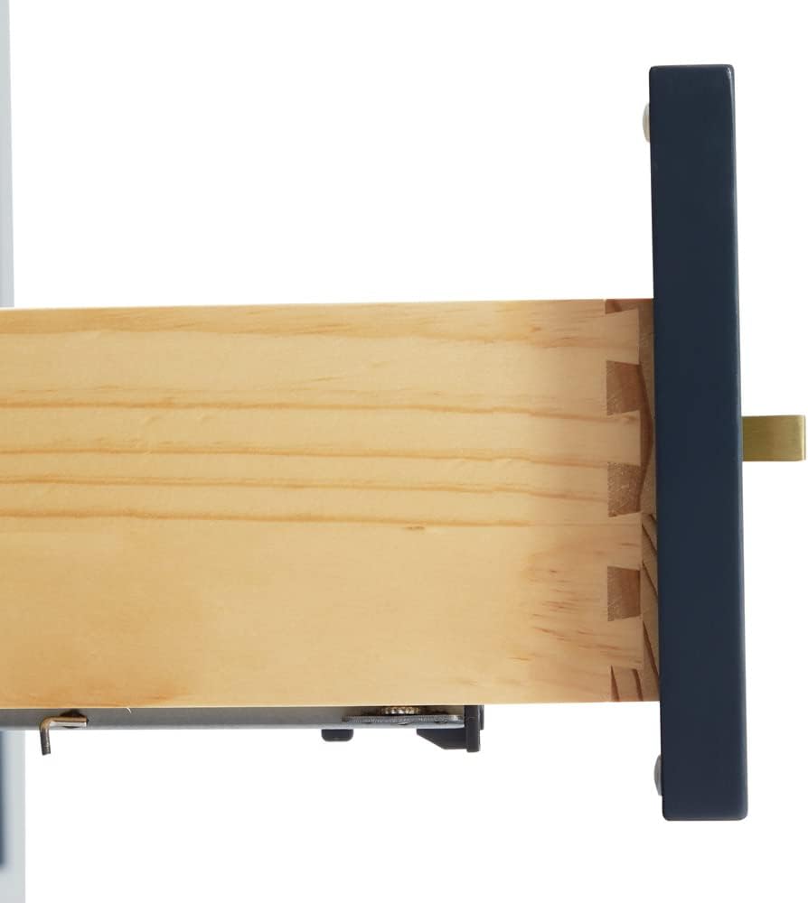 ARIEL 42" Midnight Blue Bathroom Vanity with Sink, 1.5" Italian Carrara Marble Countertop, Rectangular Undermount Sink, 2 Soft Closing Doors, 4 Dovetail Drawers, Brushed Nickel