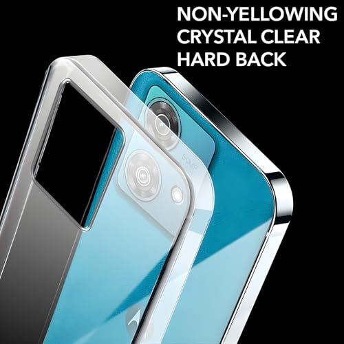 Image of Lifetime Anti-Yellow Clear Back Cover Case for Motorola Edge 40 Neo (Sleek Crystal Hard Back | Shockproof Protection with Camera Protection)