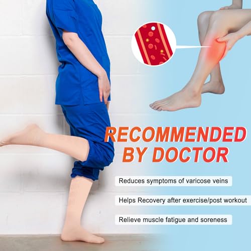Image of 4 Pairs Compression Socks for Women Circulation-Best Support for Nurses,Running,Athletic,Travel