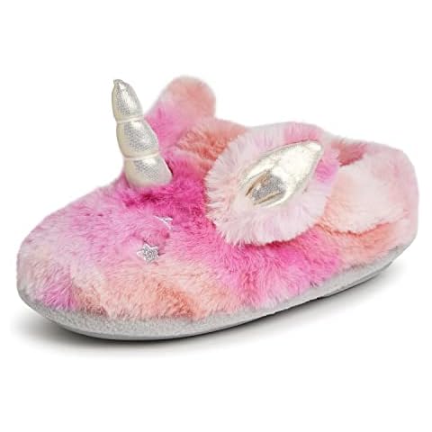 Dearfoams Kids' Unicorn Clog Slippers Cover