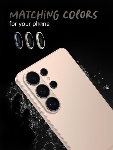 Image of Lensarmor Compatible with S26 Ultra Pink Gold Camera Lens Protector (2 Pack) - Premium 9H Tempered Glass, Military-Grade Protection, Ultra-Clear Transparency & Case-Friendly Design