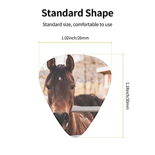 Ensemble de 12 médiators de guitare Brown Horses pour guitare acoustique, guitare électrique, contrebasse, ukulélé - Les Beatles, Paul McCartney, John Lennon, RIngo Starr, George Harrison Ensemble de 12 médiators de guitare Brown Horses pour guitare acoustique, guitare électrique, contrebasse, ukulélé – Image 5