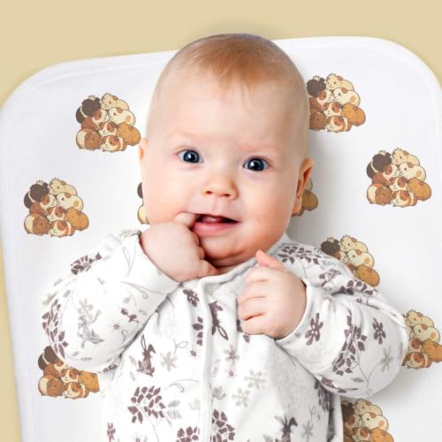 Azeeda 'Guinea Pig Pile' Baby Burp/Wash Cloth (BC00034627)2