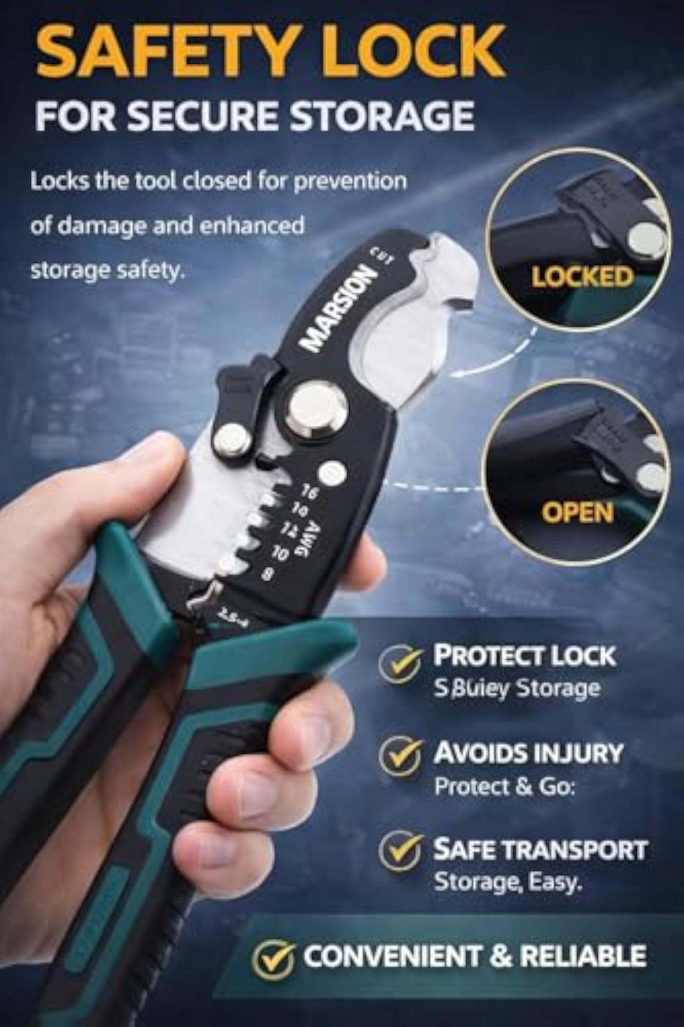Professional Multi-Functional Wire Stripper and Cutter