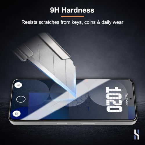 Image of Tempered Glass for Nothing Phone 3A Lite | CMF 2 Phone Pro Military Grade 9H Screen Guard, Anti-Scratch, Shatterproof, Edge-to-Edge Full Coverage - Black Border