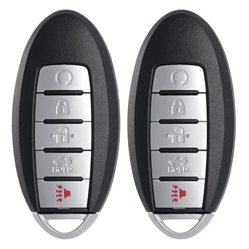 SUPALAND Key Fob Replacement Fits for Nissan Altima Maxima 2016 2017 2018 Infiniti Q50 2016-2019 Q60 Push Start Button Smart Proximity Keyless Entry Remote Control KR5S180144014 285E3-4RA0B Set of 2