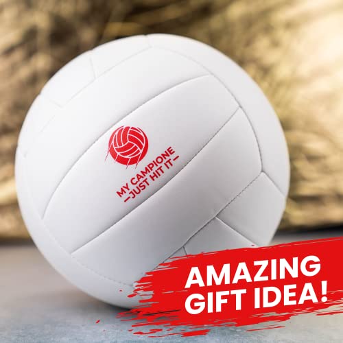 M.c. Soft Volleyball For Outdoor Volleyball Games - Regulation Size Beach Volleyball Lite And Durable, Premium Volleyball, Indoor Volleyball Ball, Girls Volleyball, Kids Volleyball, Mens Volleyball #TOP4