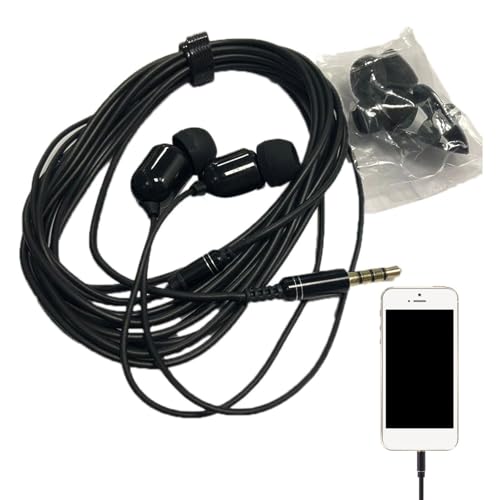 Telefoni a orecchie extra lunghe - Auricolari Wired con microfono