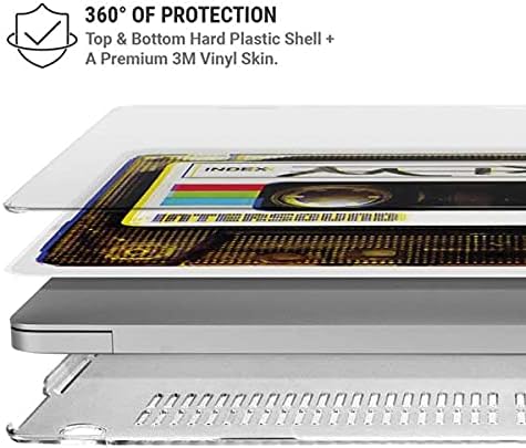 Skinit Case + Skin Compatible with MacBook Air 13in M1 (2021) Originally Designed Old Mixtape Design
