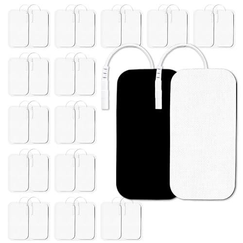 30PCS Compatible with AUVON TENS 7000 Electrode Pads for Tens Unit,Replacement Pads,2' X 4'...