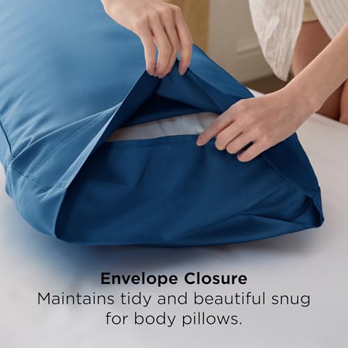 Image of Bedsure PureWoven Body Long Pillowcase, 100% Rayon Derived from Bamboo