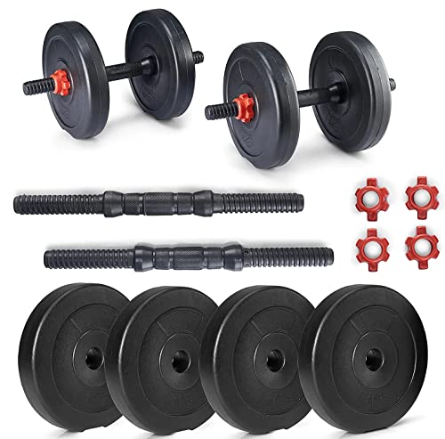 SPIRO Home Gym with 34 Kg. P.V.C Weight Plates (5 Kg. X 4 = 20 Kg. + 2.5 Kg. X 4 = 10 Kg. + 2 Kg. X 2 = 4 Kg.), 14 Inch Long Dumbbell Rods for Fitness, Weight Lifting (B0BH3GVXQ5) Amazon Price History, Amazon Price Tracker