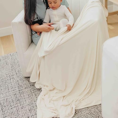 Image of Copper Pearl Jumbo 3-Layer Baby Blanket: Soft Baby Quilts for Boys and Girls | Breathable, Cozy, Toddler Blanket | Baby Quilt for Newborns | 60x72 Premium Material | Butter