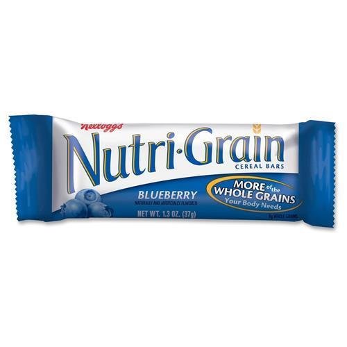 Nutri-Grain 35745 Cereal Bar - Individually Wrapped, Low Fat - Blueberry - 16 / Box