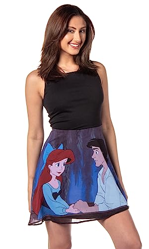 Disney The Little Mermaid Womens' Ariel and Eric Kiss The Girl Skater Dress