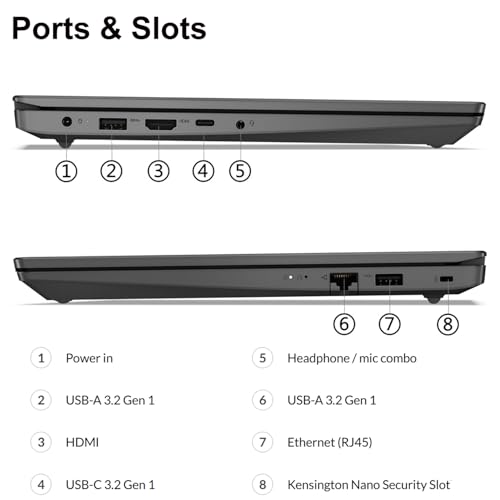 Image of Lenovo Laptop Computer for Home Business, 15 FHD+ IdeaPad Slim 3, Intel 8-Core i5-13420H (Beat i7-1355U), 4GB DDR5 RAM, 256GB PCIe SSD, WiFi 6, Bluetooth 5.2, Copilot AI PC, Luna Grey, Windows 11 Pro