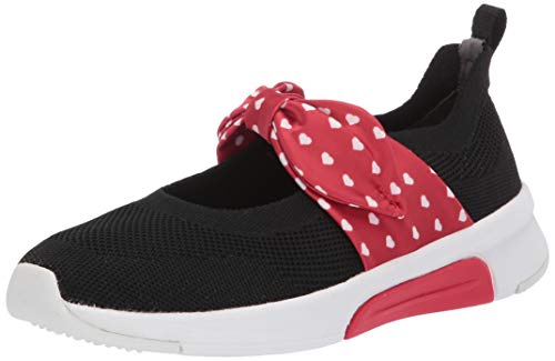 Skechers Kids Girl's Modern Jogger-Betty Sneaker, Black/Red, 13.5 Medium US Little Kid