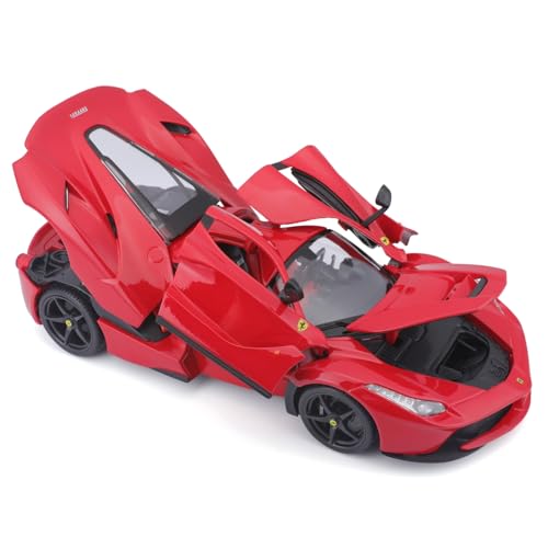 Image of Bburago 1:18 Scale Ferrari Race and Play LaFerrari Diecast Vehicle (Colors May Vary)