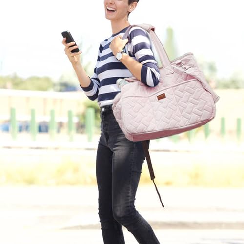 Pink-Small-Dog-Bag-Adult-Cat-Carrier-Puppy-Handbag-with-Multiple-Pockets-Breathable-Mesh-Soft-CushionKitty-Purse-Traveling-Pets-Totes-Picnic-Outdoor-Max-15lb-MediumPink