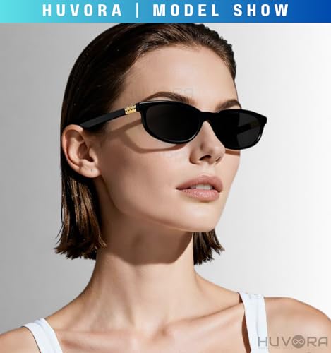 Image of Designer Miu Miu Oval Cat Eye Sunglasses for Stylish Women | UV400 Protected Trendy Narrow Frame Retro Glasses for Woman | Anti Blue Lens Computer Specs | Vintage Branded Goggles