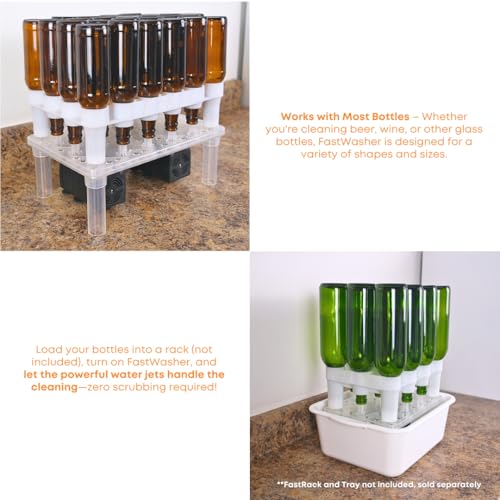 Lave-bouteilles FastWasher24 lave 24 bouteilles de 330ml