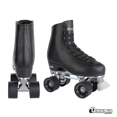 Chicago Quad Roller Skates for Women & Men – Durable, Top Performance Indoor/Outdoor Use or Roller Derby - Classic Deluxe Leather High-Top Boots with 60mm Urethane Wheels & Semi-Precision Bearings - image 2