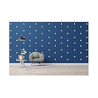 StickerDeen | Triangle Arizona Style Polygon Shape Decoration Removable Window, Furniture, Nursery Wall Art Vinyl Decal Stickers Gift | (Pack 80) ( Black