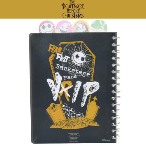 Cahier à spirales Nightmare Before Christmas pour ne plus perdre vos stylos et vos notes