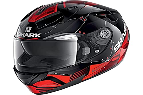 Shark Homme Nc Casque moto, Noir rouge gris, L EU