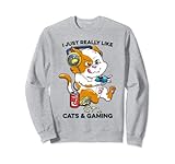 Photo Gallery kawaii gatti e gaming divertente gatto amante gaming video gamer felpa Photo Gallery kawaii gatti e gaming divertente gatto amante gaming video gamer felpa