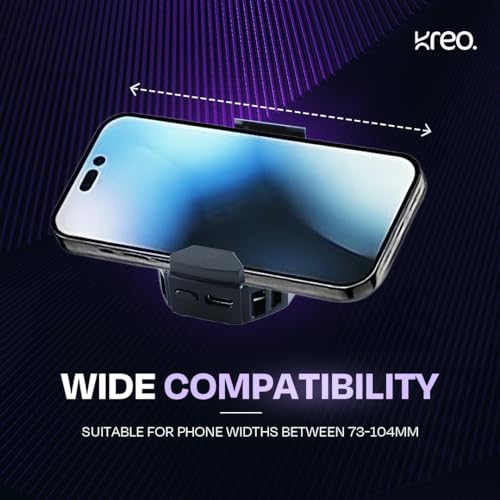 Image of Kreo Frost Mobile Phone Cooler, Lightweight Mobile Cooler for Gaming with Rapid Cooling and Silent Fan | Cooling Fan for Mobile with Clamp Style Secure Attachment | Compatible with iPhone and Android